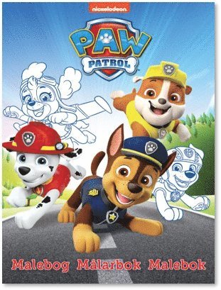 Paw Patrol Målarbok (inbunden)