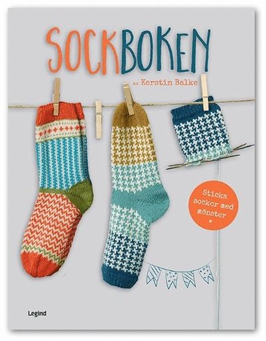 Sockboken : sticka sockor med mönster (kartonnage)