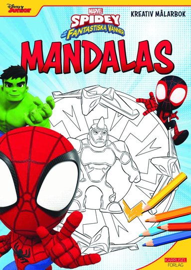 Marvel Spidey & Friends Mandalas (hftad)