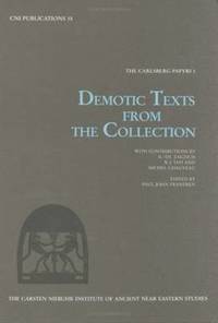 The Carlsberg papyri Demotic texts from the collection (inbunden)