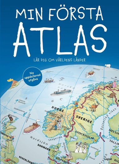 Min frsta atlas : lr dig om vrldens lnder (inbunden)