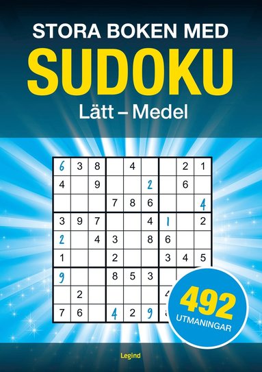 Stora boken med Sudoku : 492 sudokun, lätt till medel (häftad)