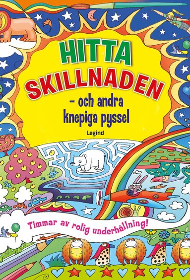 Hitta skillnaden och andra knepiga pyssel (inbunden)