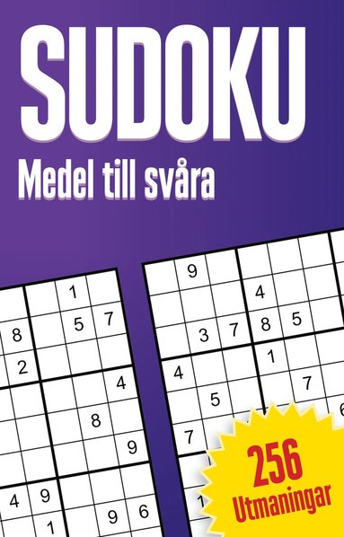 Sudoku : medel til svra, 256 utmaningar (hftad)