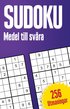 Sudoku : medel til svra, 256 utmaningar