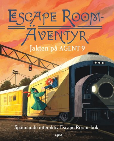 Jakten p� Agent 9 : sp�nnande interaktiv Escape Room-bok (inbunden)