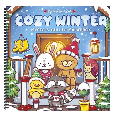 Cozy Winter Deluxe. Lyxig Cozy Coloring m�larbok fr�n Coloring Book Cafe (h�ftad)