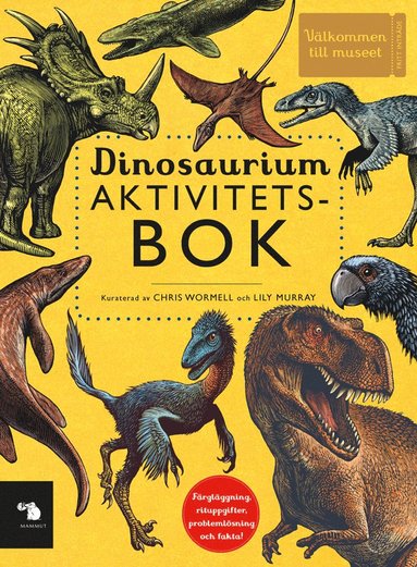 Dinosaurium Aktivitetsbok (inbunden)