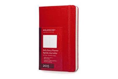 Moleskine Diary Daily Red 2015 Large (inbunden)