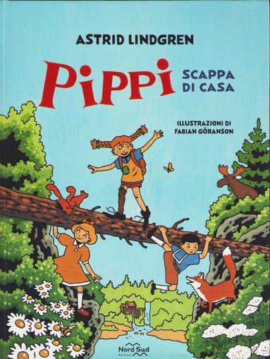 Pippi p rymmen (Italienska) (inbunden)