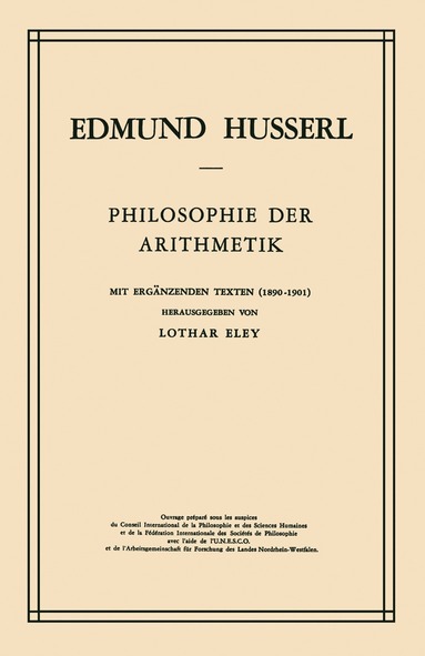 Philosophie der Arithmetik