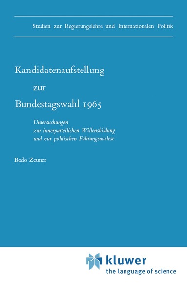 Kandidatenaufstellung zur Bundestagswahl 1965 (h�ftad)