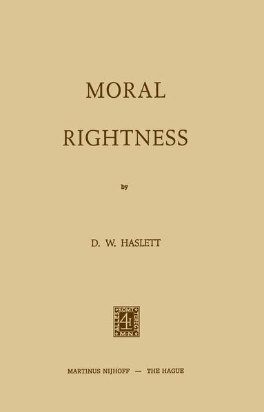 Moral Rightness (häftad)