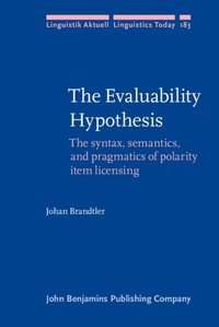 Evaluability Hypothesis (e-bok)