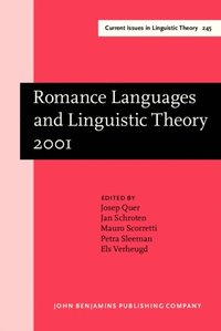 Romance Languages and Linguistic Theory 2001 (e-bok)