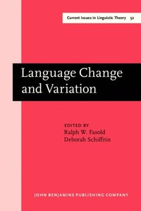 Language Change and Variation (e-bok)