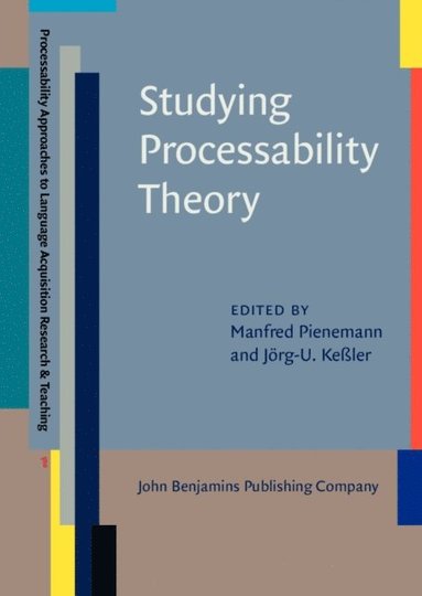 Studying Processability Theory (e-bok)