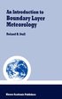 Introduction to Boundary Layer Meteorology