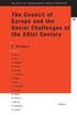 Council of Europe and the Social Challenges of the XXIst Century