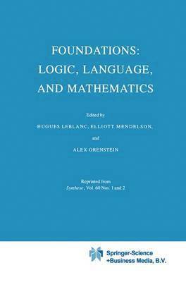 Foundations: Logic, Language, and Mathematics (häftad)