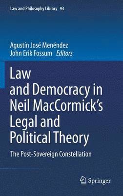 Law and Democracy in Neil MacCormick's Legal and Political Theory (inbunden)