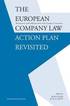 The European Company Law Action Plan Revisited