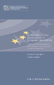 Co-actorship in the Development of European Law-Making (inbunden)
