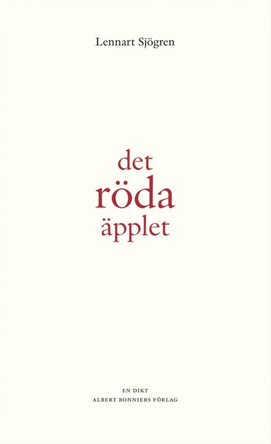 Det rda pplet : en dikt (hftad)