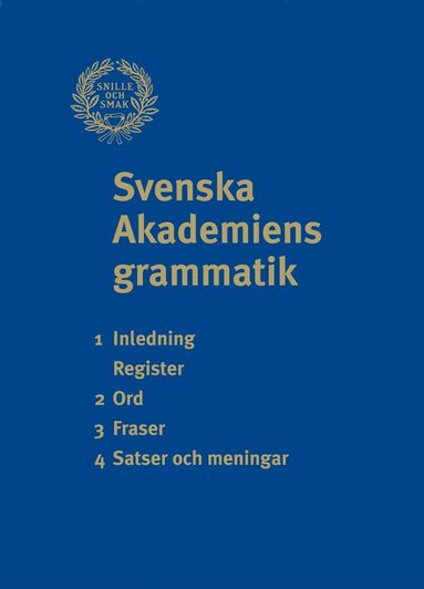 Svenska Akademiens grammatik (hftad)