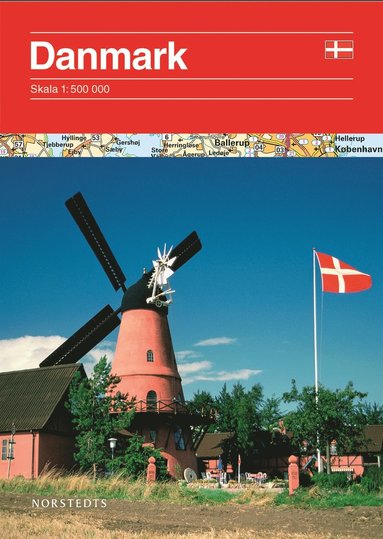 Danmark vägkarta (storpocket)
