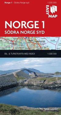 Sdra Norge syd EasyMap : 1:330000
