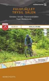 Outdoorkartan Fulufjllet Trysil Slen : Blad 14 skala 1:75000