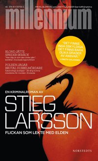 Omslag: Flickan som lekte med elden