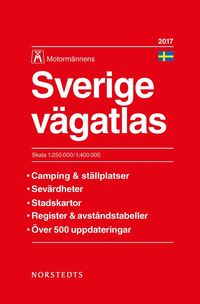 Sverige vgatlas 2017 Motormnnens : 1:250 000-1:400 000 (hftad)
