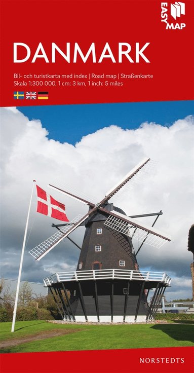 Danmark EasyMap : Skala 1:300.000 (hftad)