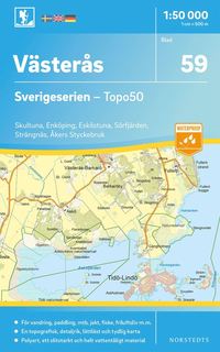 59 Vsters Sverigeserien Topo50 : Skala 1:50 000