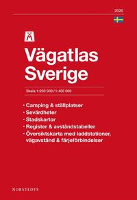 M Vgatlas Sverige 2020 : Skala 1:250.000-1:400.000 (hftad)