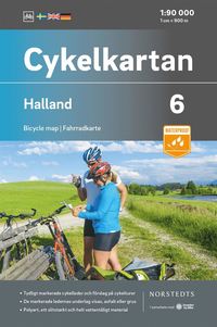 Cykelkartan Blad 6 Halland : Skala 1:90 000