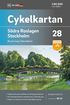 Cykelkartan Blad 28 Södra Roslagen/Stockholm : Skala 1:90 000