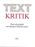 Textkritik : teori och praktik vid edering av litterära texter