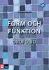 M�l Form och funktion Ordf�ljd, andra upplagan