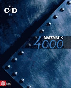 Matematik 4000 Kurs CD Blå Lärobok (inbunden)