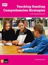 Teaching reading comprehension strategies : in the language classroom