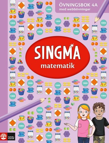Singma matematik 4A vningsbok med elevwebb (inbunden)
