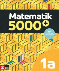 Matematik 5000+ Kurs 1a Gul Lärobok Upplaga 2021 (häftad)