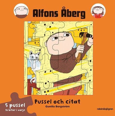 Alfons Åberg - pussel och citat (kartonnage)
