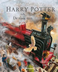Omslag för Harry Potter och de vises sten