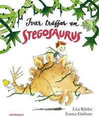 Omslag: Ivar träffar en stegosaurus