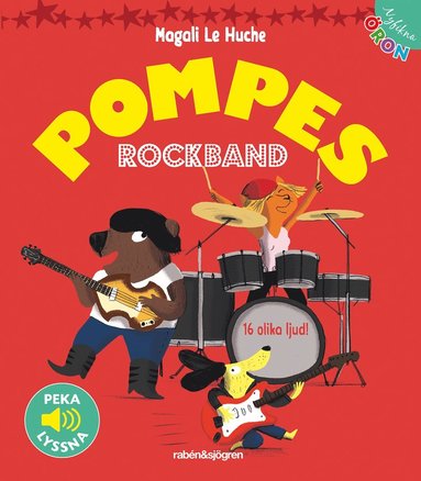 Pompes rockband - Peka, lyssna (kartonnage)