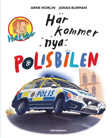 Hr kommer nya polisbilen (kartonnage)